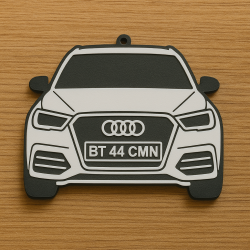Breloc Audi cu Numar