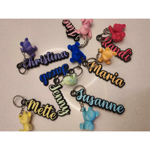 Breloc Ursulet cu nume